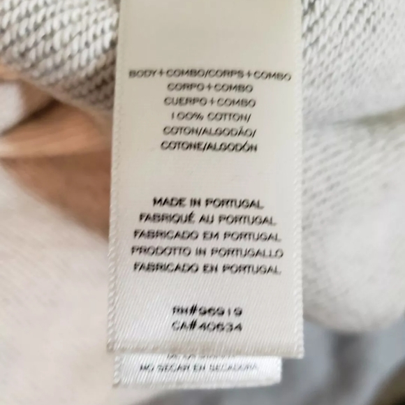 Marc Jacobs Red Disco Terry Lined Sweatshirt Women's XXS Gray Oversized - Picture 4 of 5